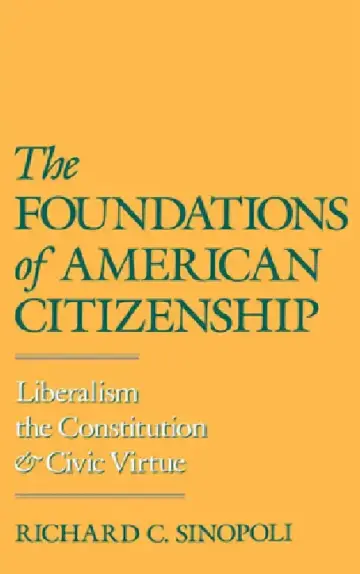 Cover of The Foundations of American Citizenship