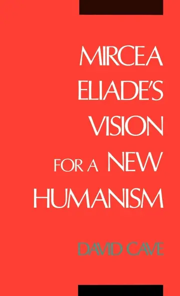Cover of Mircea Eliade's Vision for a New Humanism