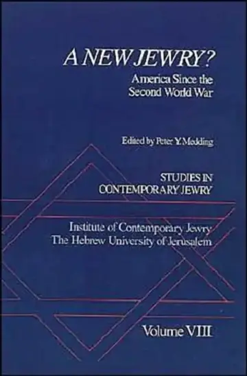 Cover of A New Jewry?