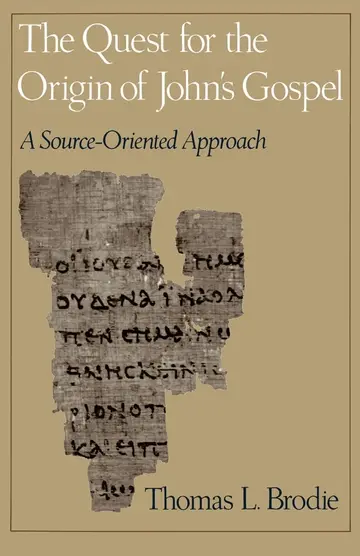 Cover of The Quest for the Origin of John's Gospel