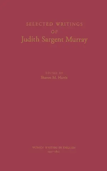 Cover of Selected Writings of Judith Sargent Murray