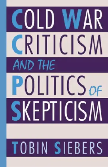 Cover of Cold War Criticism and the Politics of Skepticism
