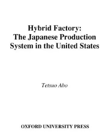 Cover of The Japanese Production System in The United States