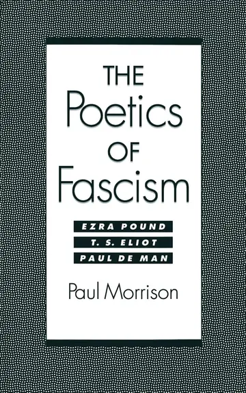 Cover of The Poetics of Fascism