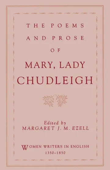 Cover of The Poems and Prose of Mary, Lady Chudleigh