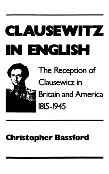 Cover of Clausewitz in English