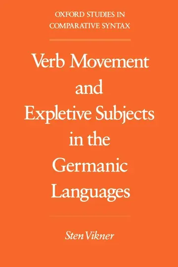 Cover of Verb Movement and Expletive Subjects in the Germanic Languages