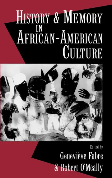 Cover of History and Memory in African-American Culture