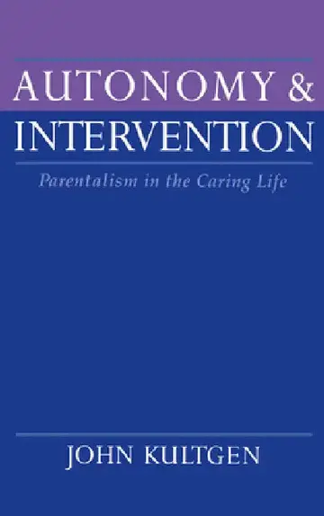 Cover of Autonomy and Intervention