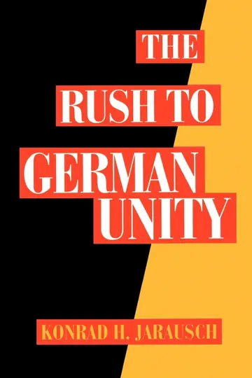 Cover of The Rush to German Unity