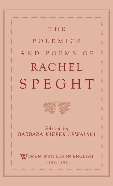 Cover of The Polemics of Rachel Speght