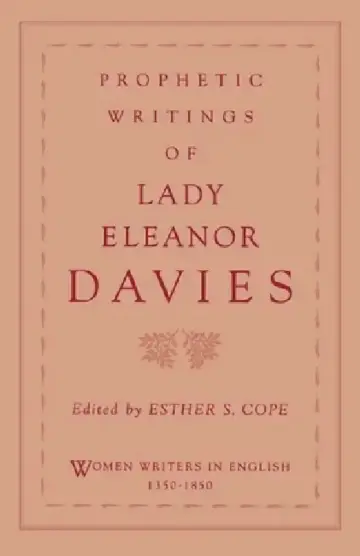 Cover of Prophetic Writings of Lady Eleanor Davies