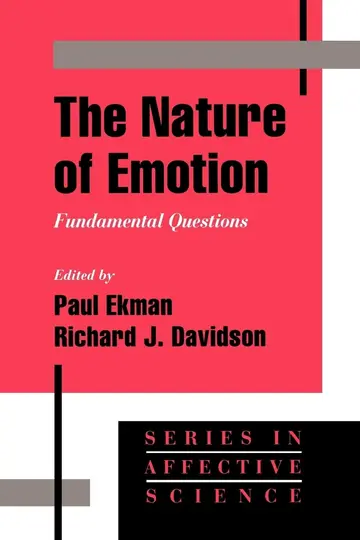 Cover of The Nature of Emotion