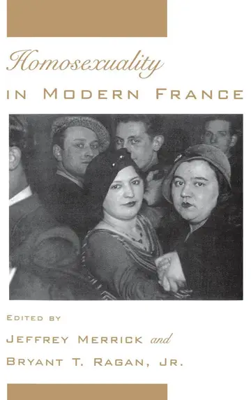 Cover of Homosexuality in Modern France