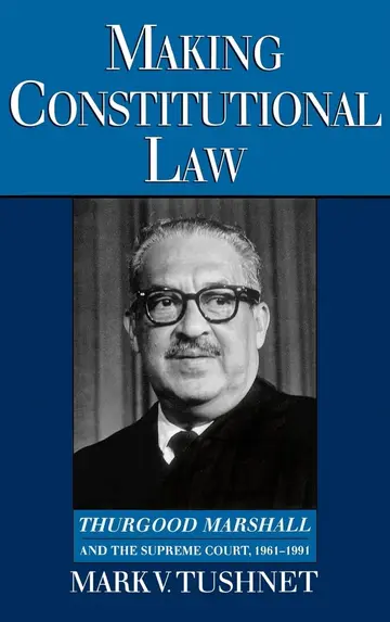 Cover of Making Constitutional Law