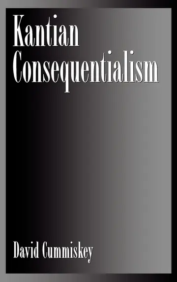 Cover of Kantian Consequentialism