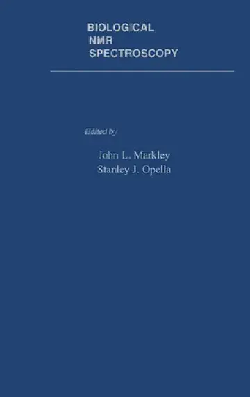 Cover of Biological N.M.R. Spectroscopy