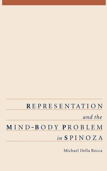Cover of Representation and the Mind-Body Problem in Spinoza