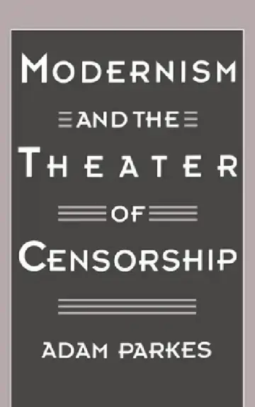 Cover of Modernism and the Theater of Censorship