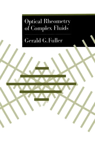 Cover of Optical Rheometry of Complex Fluids