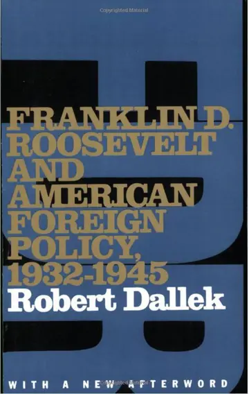 Cover of Franklin D. Roosevelt and American Foreign Policy, 1932-1945