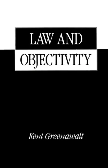 Cover of Law and Objectivity