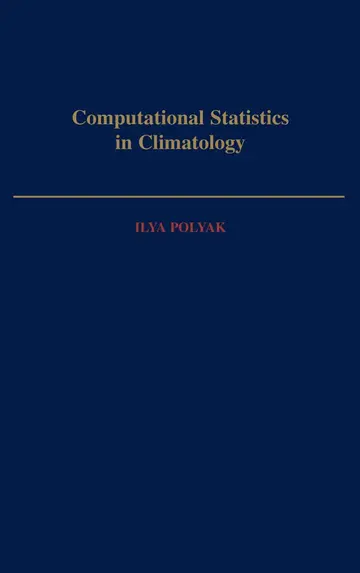 Cover of Computational Statistics in Climatology
