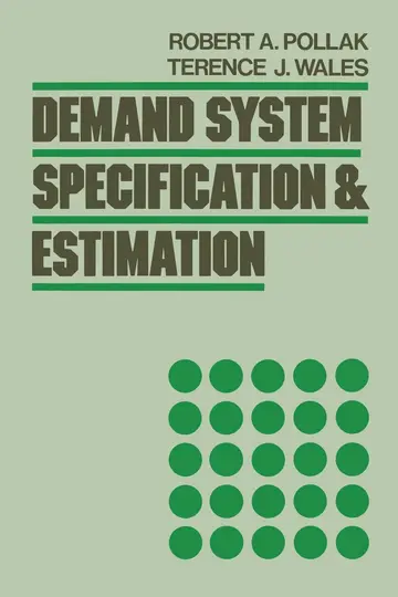 Cover of Demand System Specification and Estimation