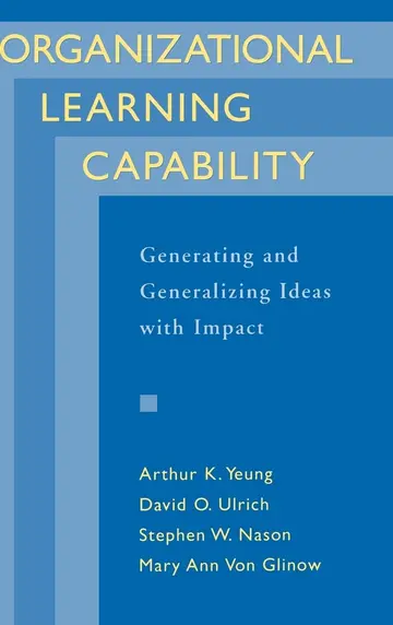 Cover of Organizational Learning Capability