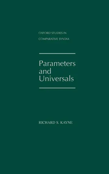 Cover of Parameters and Universals