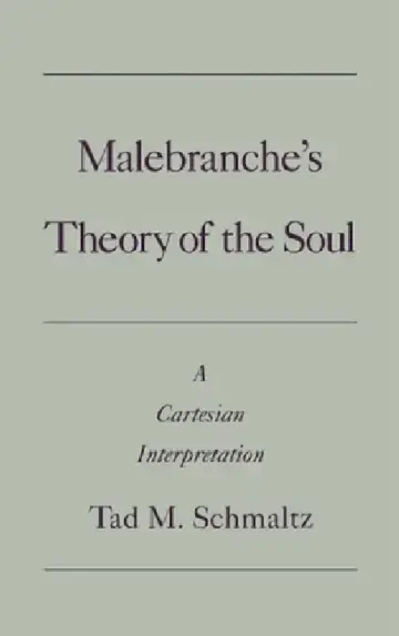 Cover of Malebranche's Theory of the Soul