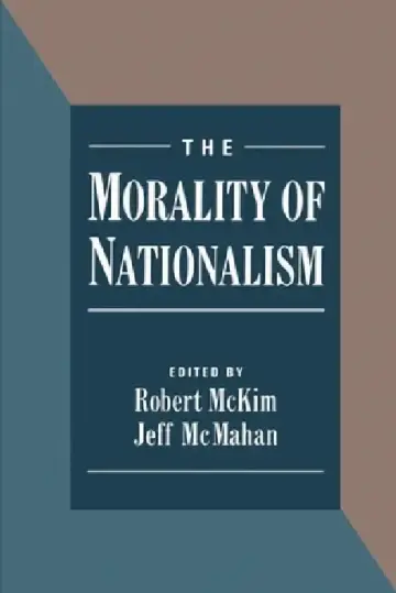 Cover of The Morality of Nationalism