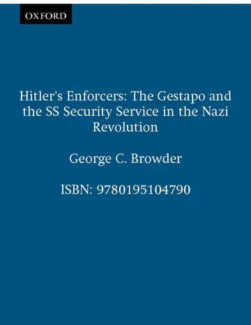 Cover of Hitler's Enforcers