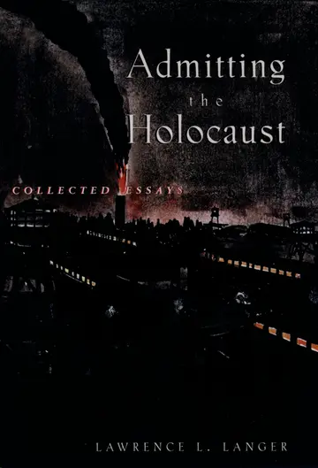 Cover of Admitting the Holocaust