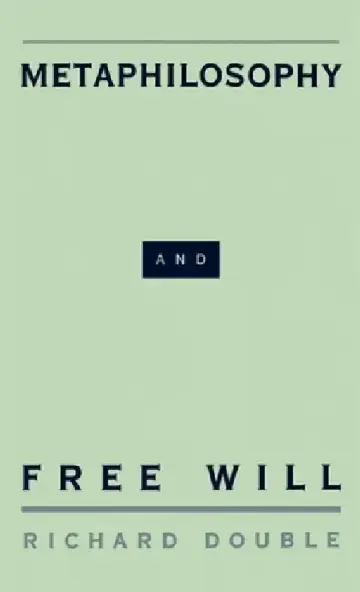 Cover of Metaphilosophy and Free Will