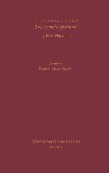 Cover of Selections from the Female Spectator
