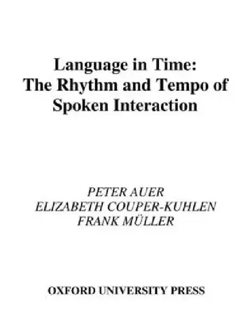 Cover of Language in Time