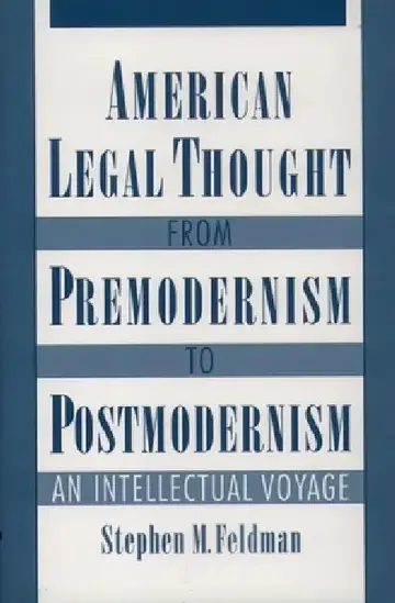 Cover of American Legal Thought from Premodernism to Postmodernism