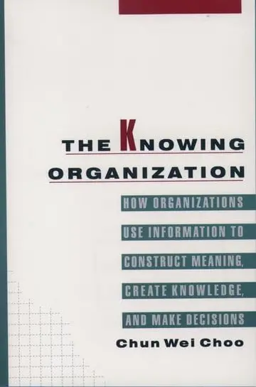 Cover of The Knowing Organization