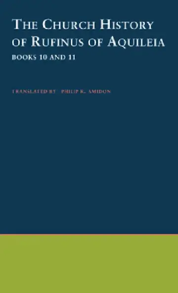 Cover of The Church History of Rufinus of Aquileia