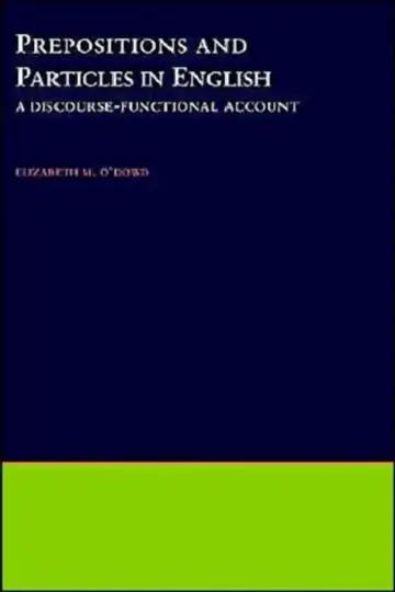 Cover of Prepositions & Particles in English