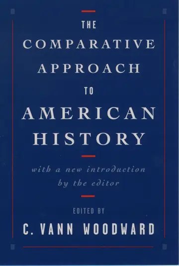 Cover of The Comparative Approach to American History