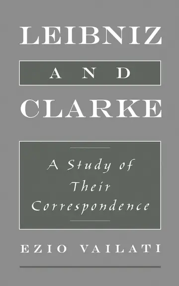 Cover of Leibniz & Clarke