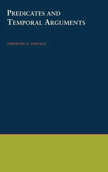 Cover of Predicates and Temporal Arguments