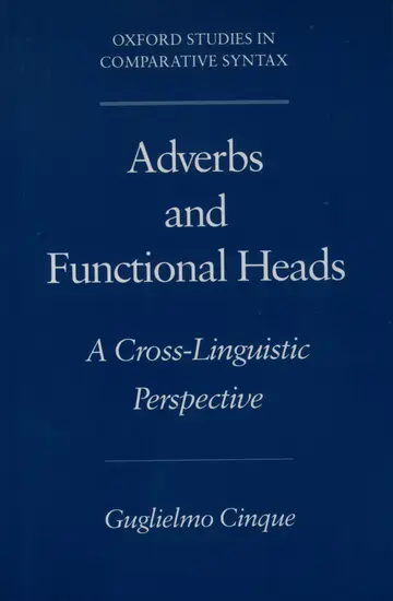 Cover of Adverbs and Functional Heads