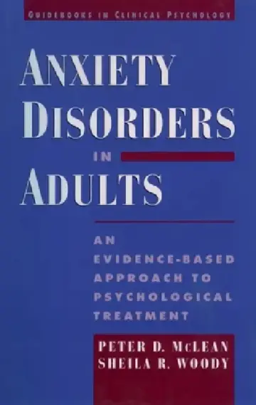 Cover of Anxiety Disorders in Adults