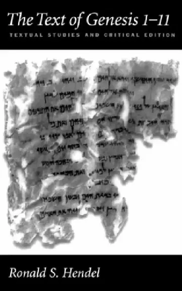 Cover of The Text of Genesis 1-11