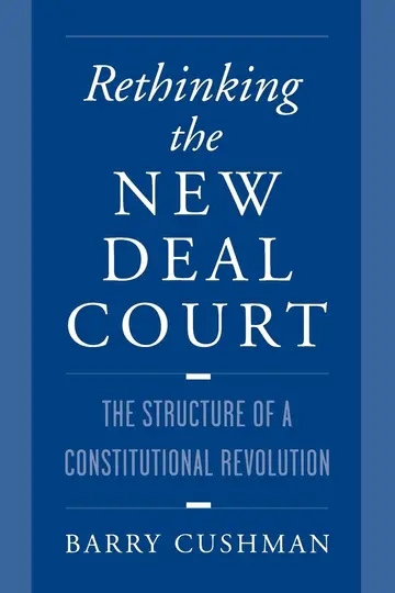 Cover of Rethinking the New Deal Court