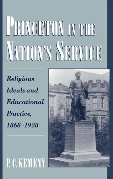 Cover of Princeton in the Nation's Service