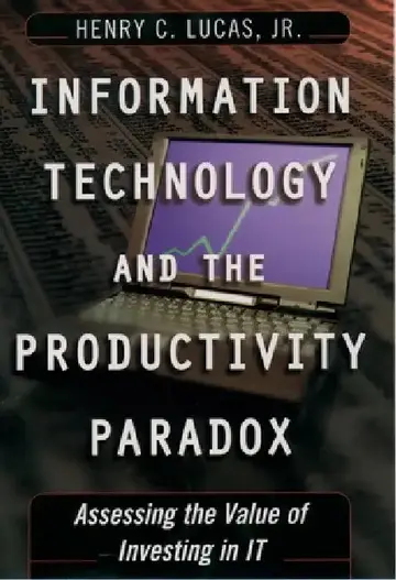 Cover of Information Technology and the Productivity Parqadox